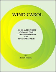 Wind Carol Instrumental Parts choral sheet music cover Thumbnail